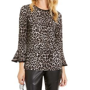 Michael Kors Leopard Print Top